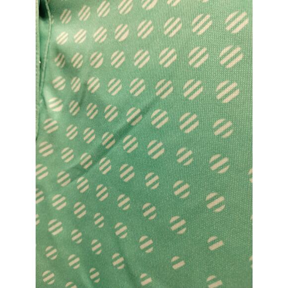 Pebble Beach Women's Size Large Performance Golf Tennis Green Sleeveless Polo - Picture 2 of 6